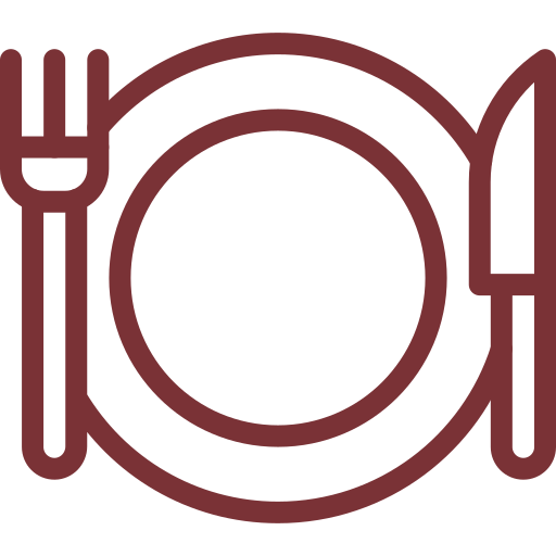 plate, dish, tableware, cutlery, set
