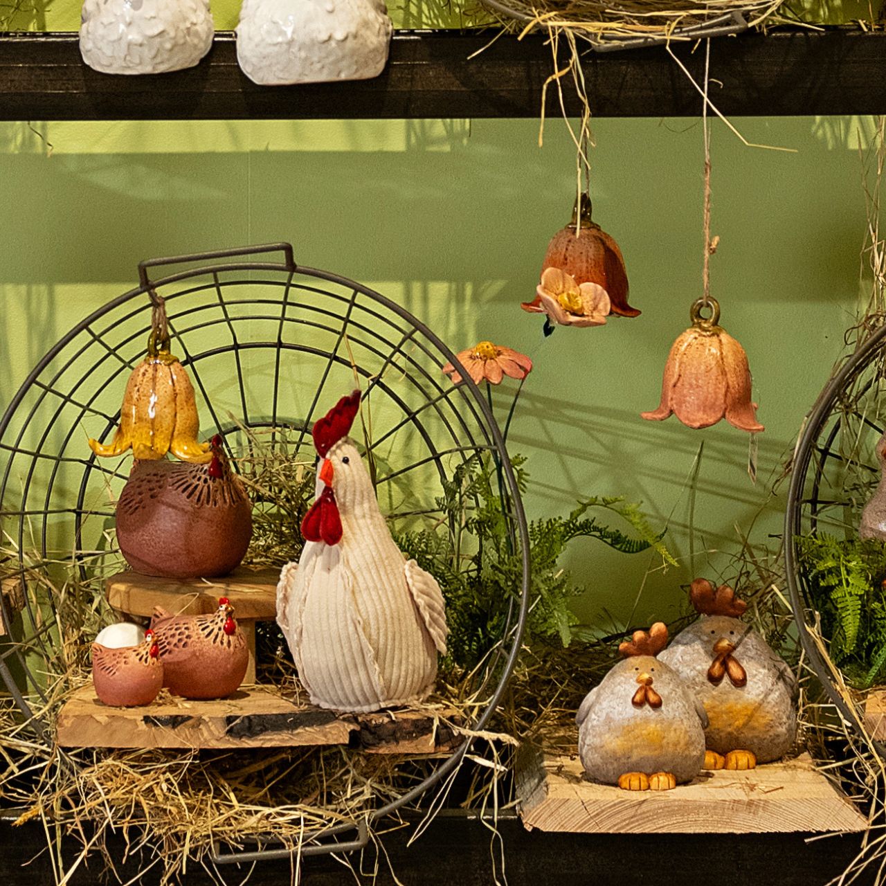 Huhn aus Steingut pink/rosa 2-fach, (B/H/T) 8x7x7cm Huhn aus Steingut pink/rosa 2-fach, (B/H/T) 8x7x7cm