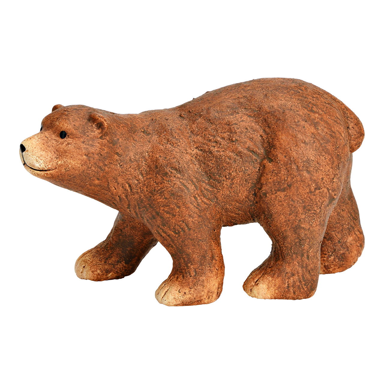 Figura oso de arcilla, marrón (A/A/P) 14x8x7cm Figura oso de arcilla, marrón (A/A/P) 14x8x7cm