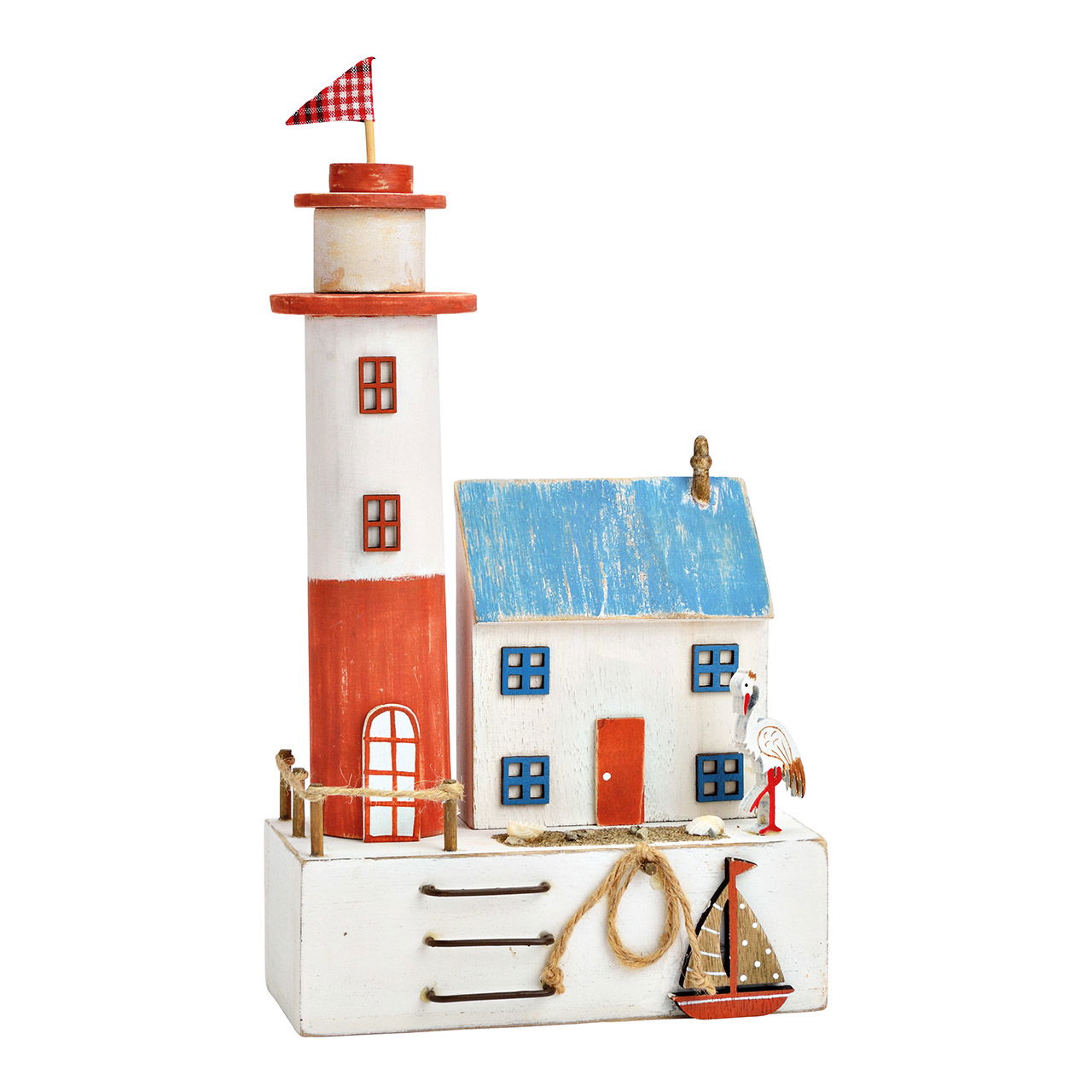 Aufsteller Maritim aus Holz (B/H/T) 17x30x8cm Aufsteller Maritim aus Holz (B/H/T) 17x30x8cm