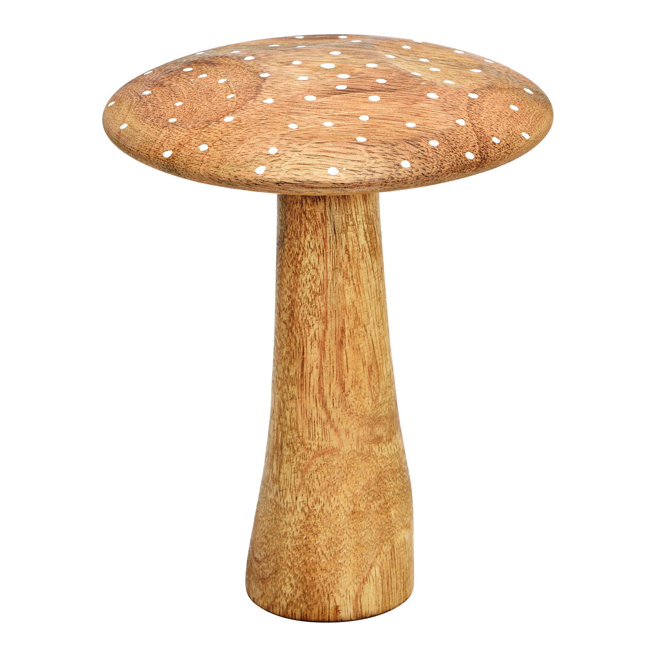 Mushroom made of natural mango wood (W/H/D) 12x16x12cm Mushroom made of natural mango wood (W/H/D) 12x16x12cm