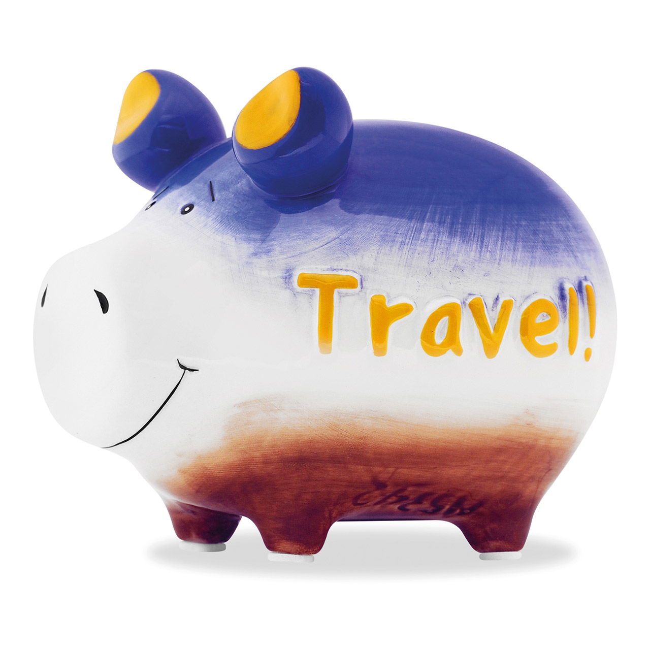 Sparschwein Company Sparschwein "Travel!" aus Keramik, Bunt (B/H/T) 12,5x9x9 cm Kleinschwein Sparschwein Company Sparschwein "Travel!" aus Keramik, Bunt (B/H/T) 12,5x9x9 cm Kleinschwein