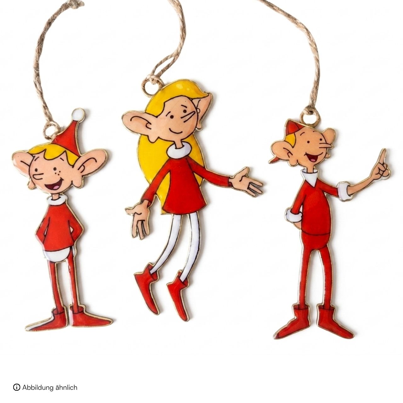 Puppenanhänger, Elfenfigur, Rot, Hänger, Tierfigur