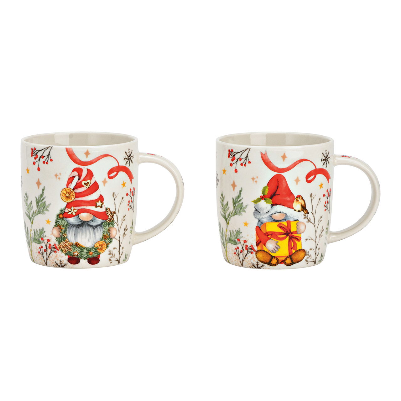 Gobelet lutin en porcelaine, 2 fois, multicolore (L/H/P) 13x10x8cm 360ml