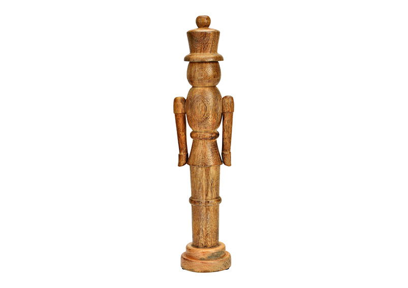 Nutcracker mango wood natural (W/H/D) 9x40x9cm