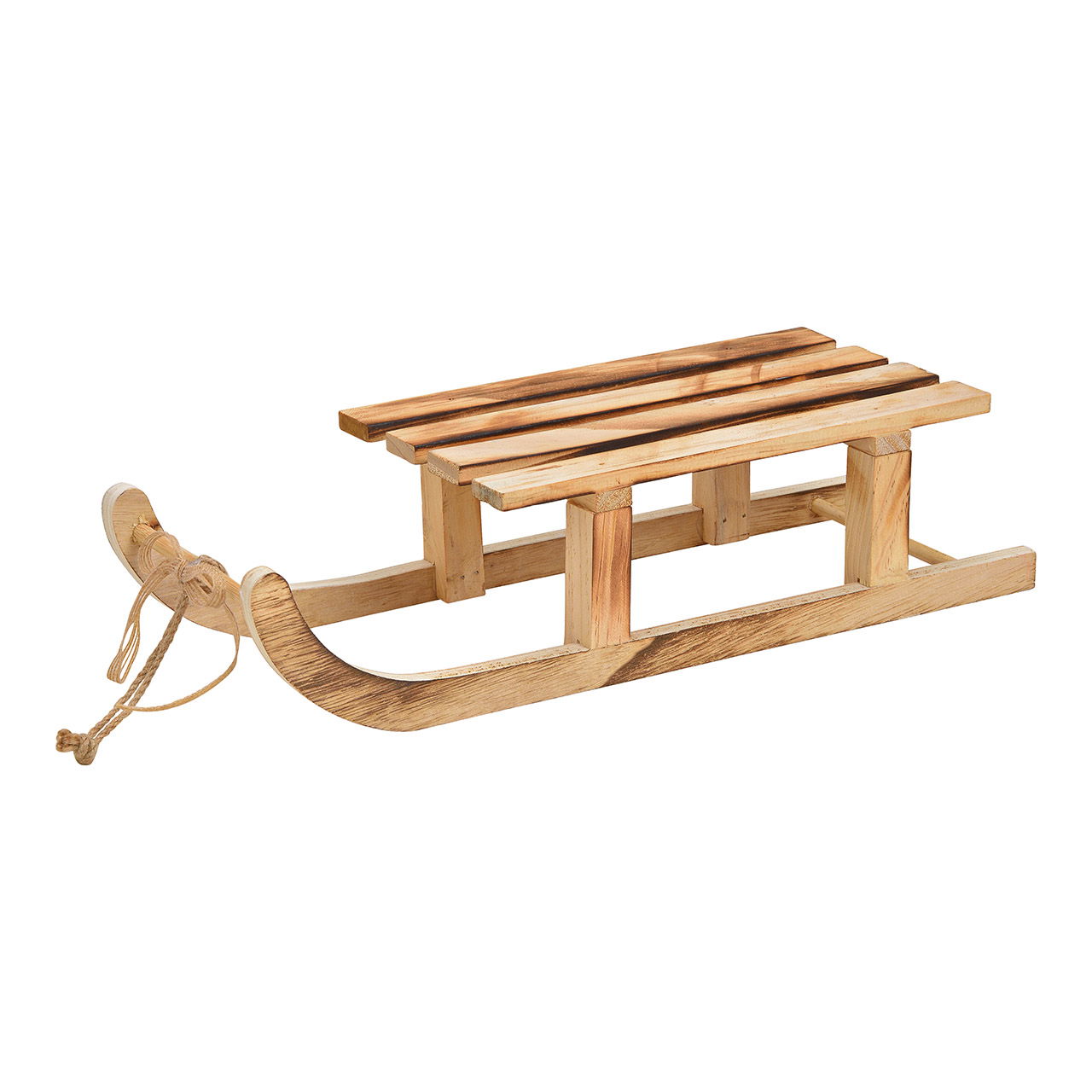 Wooden sledge Brown (W/H/D) 42x10x15cm