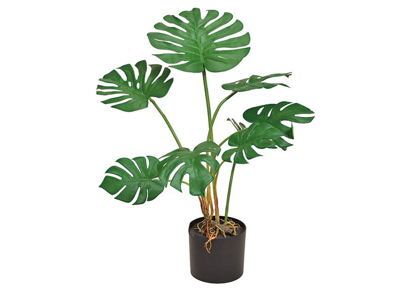 Plante artificielle Splitphilopplant Monstera Vert (H) 90cm