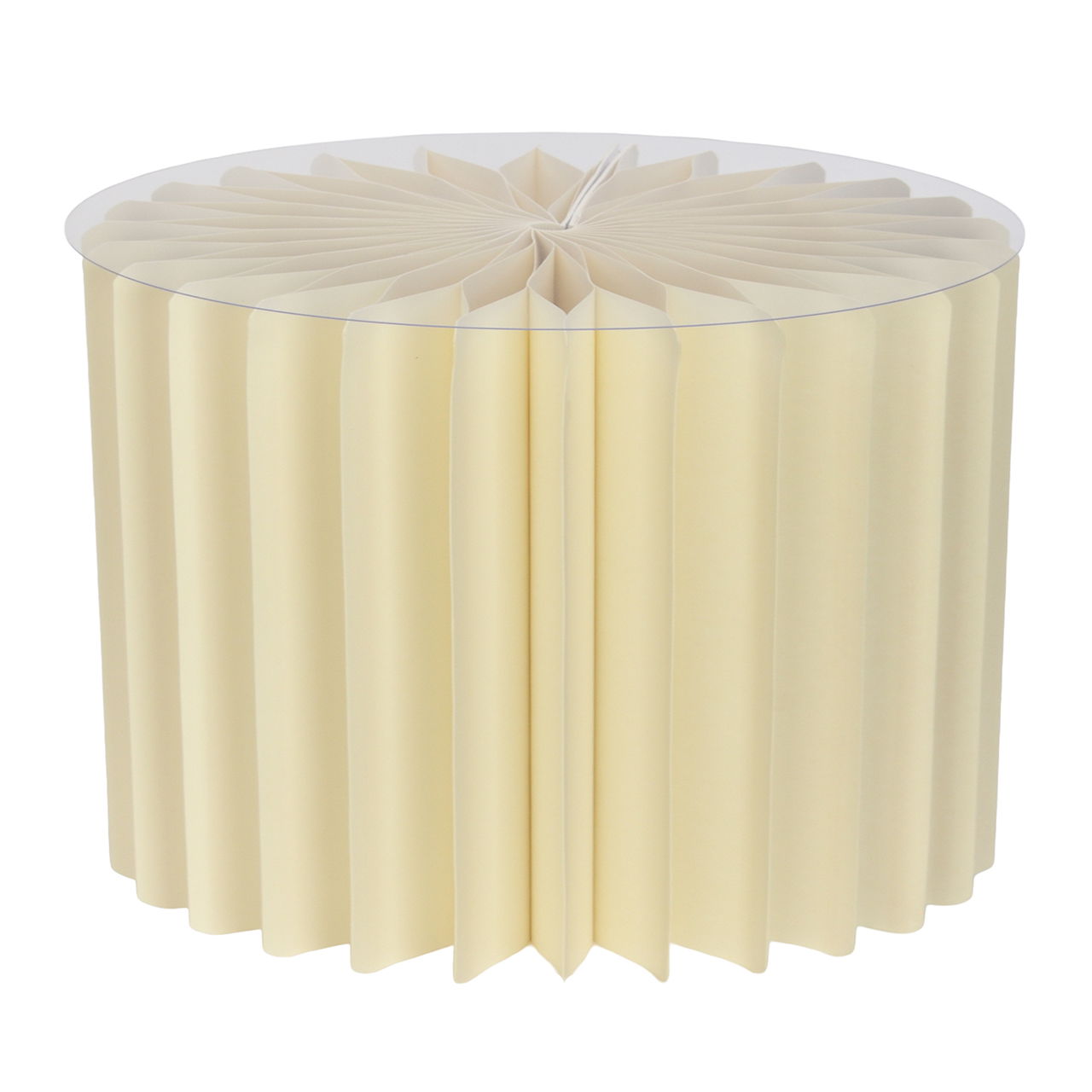 Honeycomb table made of paper/cardboard white (W/H/D) 30x20x30cm Tischdecke, Mobiliar