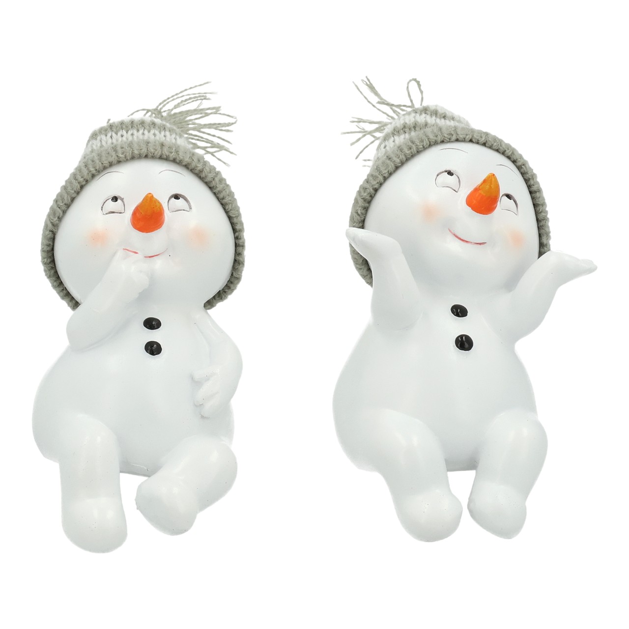 Schneemann, Dekofigur, Kuschelfamilie, Winter, Knit-Hut