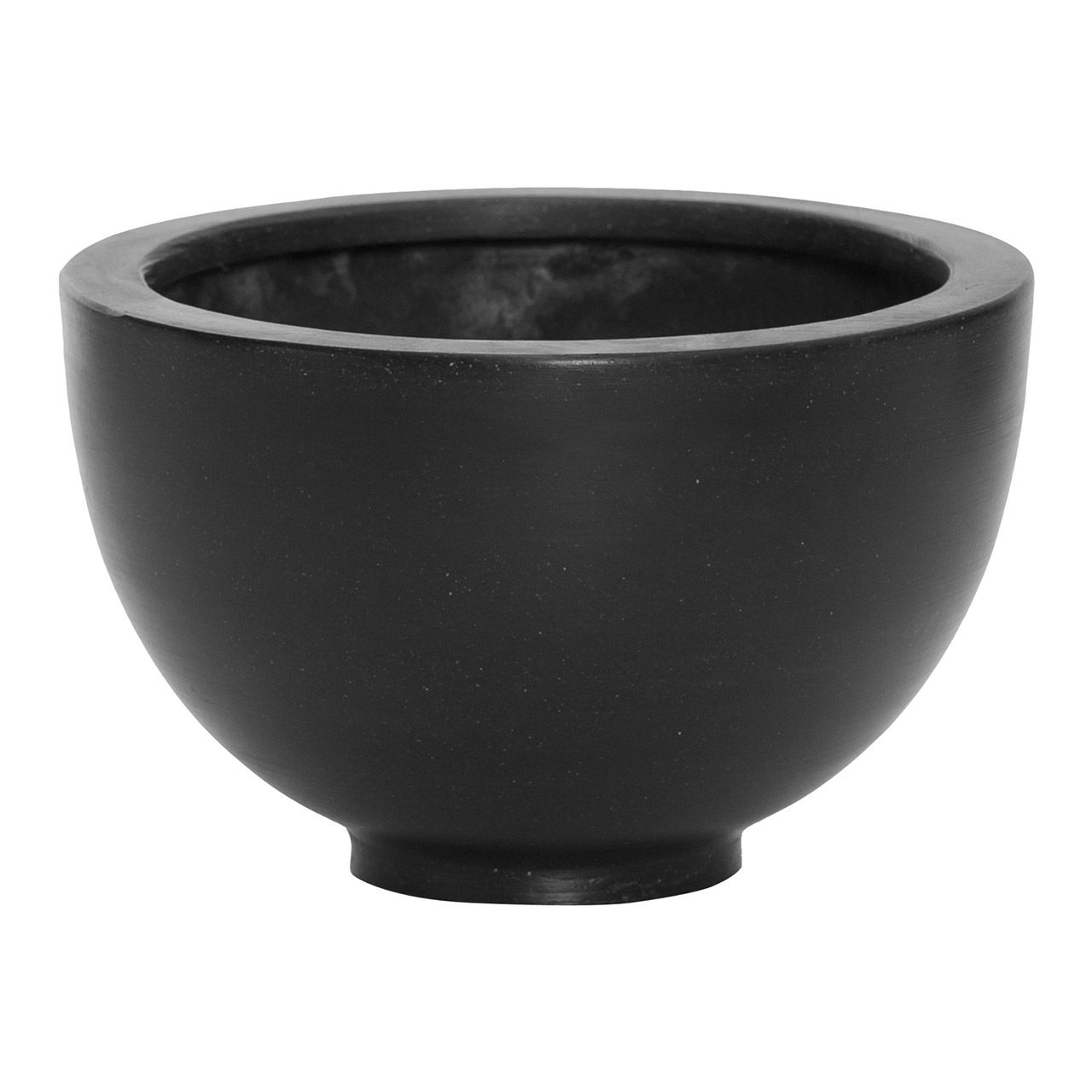 Vaso da fiori in gres nero (L/H/D) 20x12x20cm