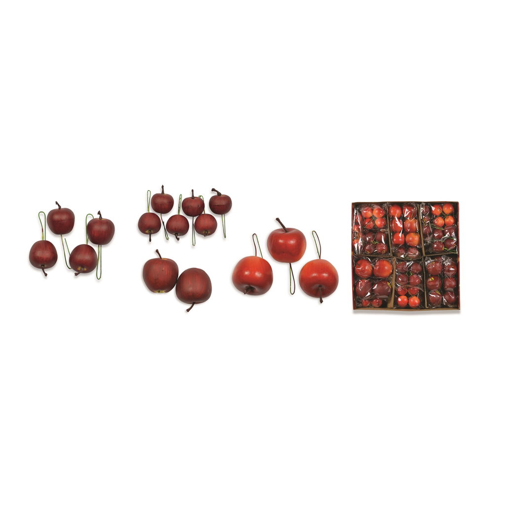 Äpfel z.Stecken. 4 Größen sort.. 2-5 cm. 36 Btl./Aufsteller Essen, Obst, Pflanze, Produzieren