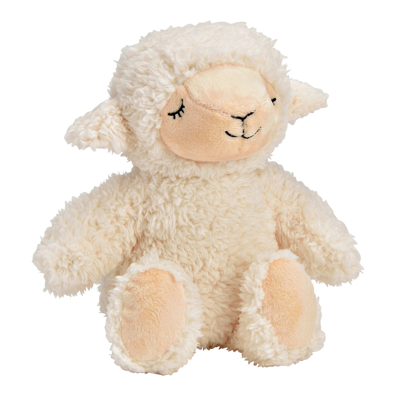 Mouton en peluche, blanc (L/H/P) 23x25x17cm