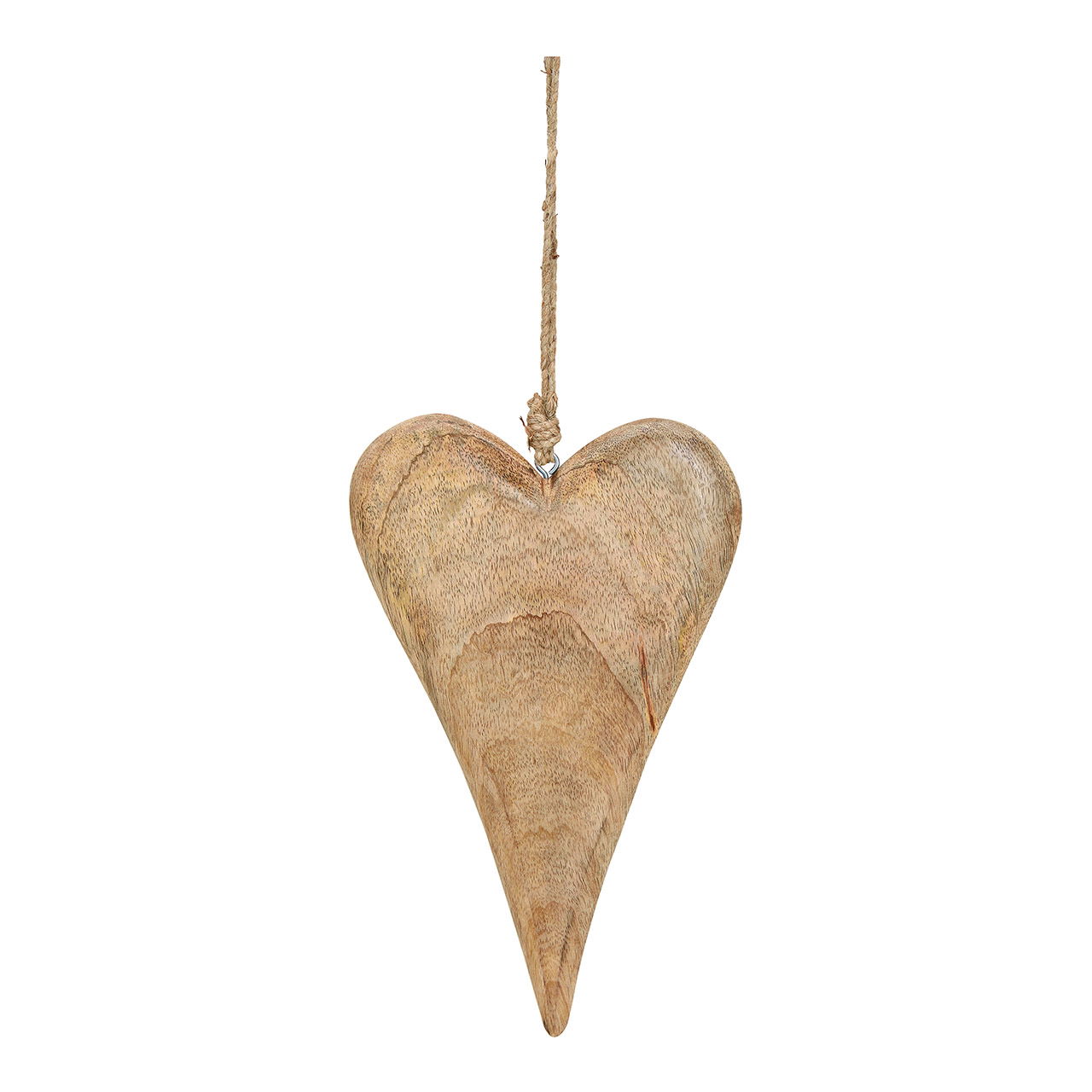 Hänger Herz aus Mangoholz, Braun (B/H/T) 15x26x2cm Hänger Herz aus Mangoholz, Braun (B/H/T) 15x26x2cm