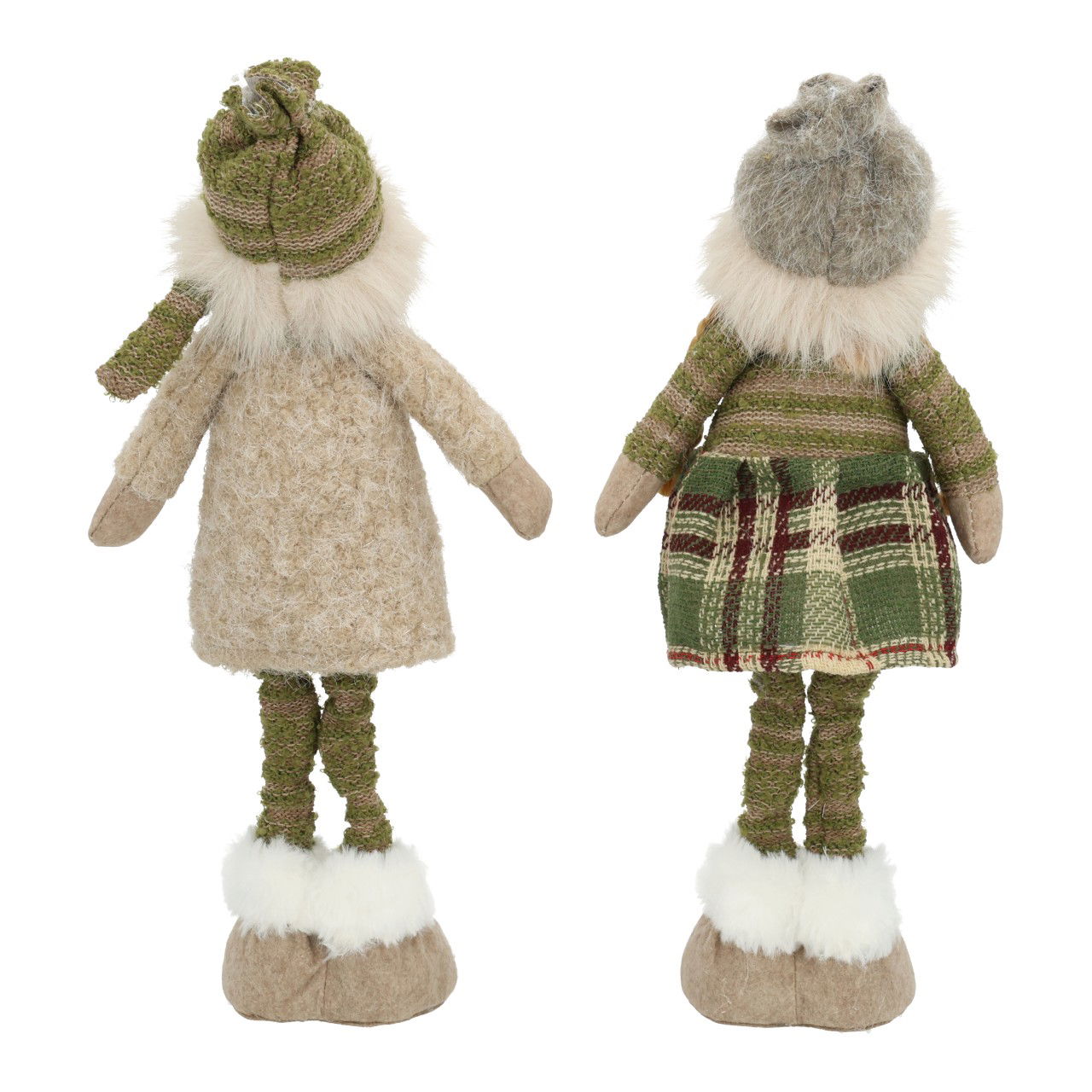 Bambino in tessuto verde 2 pieghe (L/H/D) 16x40x10cm Bekleidung, Mantel, Hut