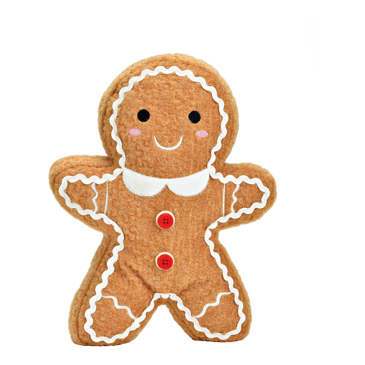 Gingerbread figurine made of brown textile (W/H/D) 22x27x7cm