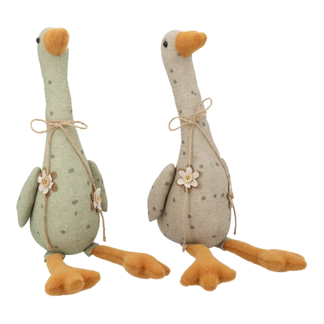 Kuschelfigur, Gänsefigur, Stofftier, Vögelchen, Dekoration