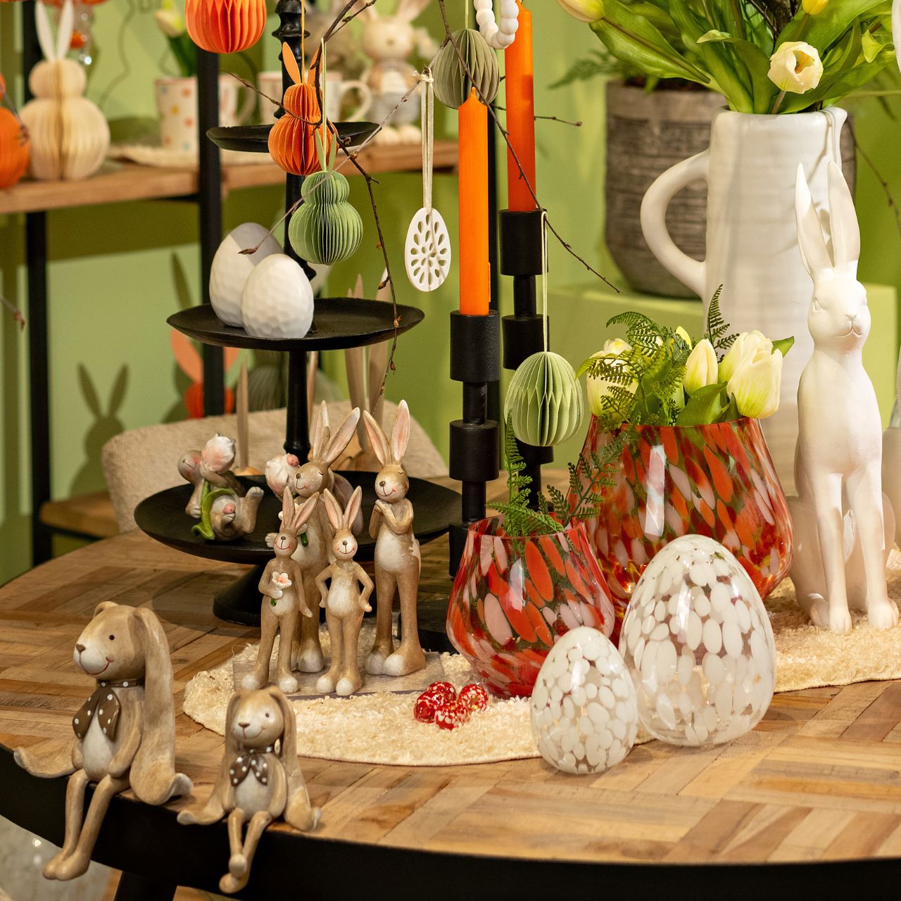 Sgabello Edge rabbit in polietilene, beige (L/H/D) 15x12x7cm Sgabello Edge rabbit in polietilene, beige (L/H/D) 15x12x7cm