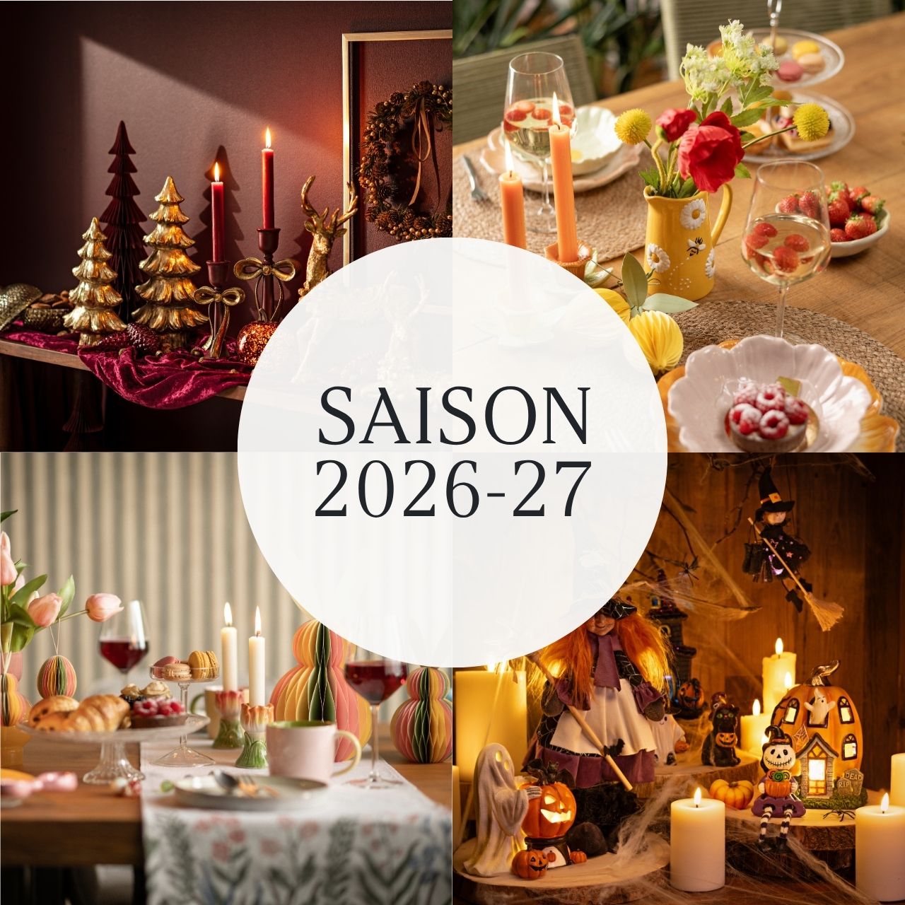 weihnachtsdeko, kerzen, tischdekoration, festliche-szene, herbst-winter