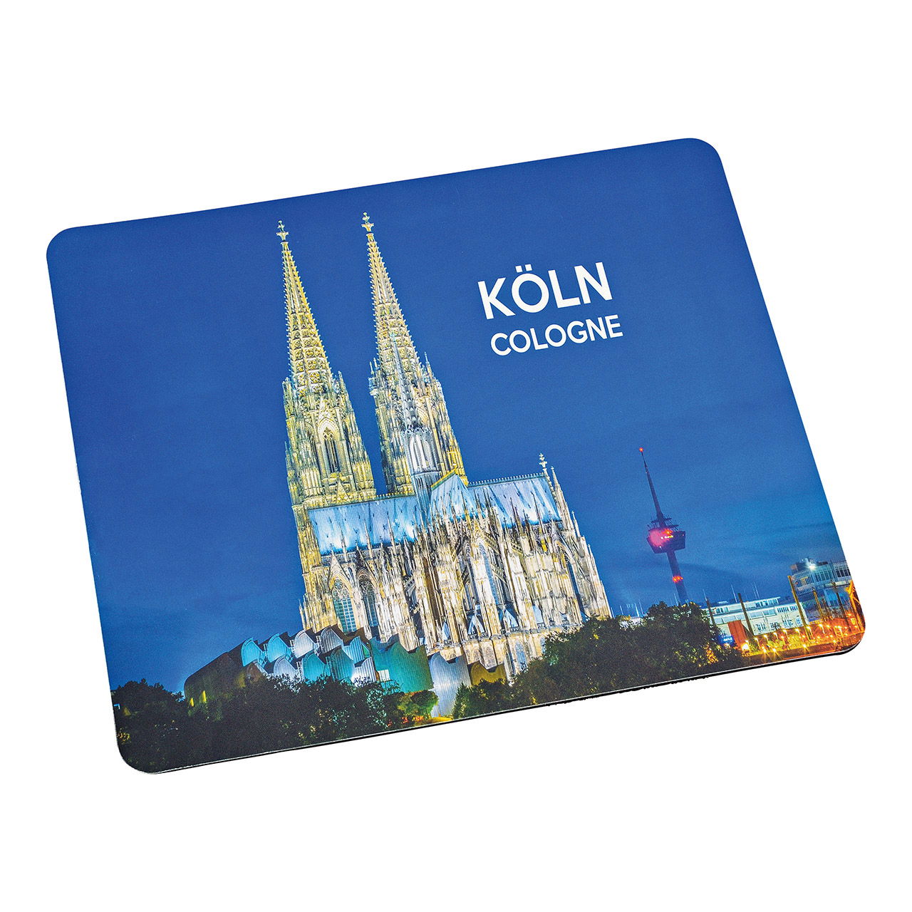 Tapis de souris Köln en plastique Coloré (L/H) 23x20cm