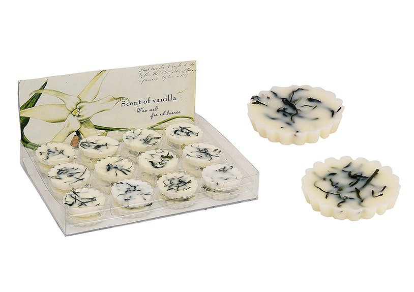 Scented wax vanille f.fragranc e burners 15gr
