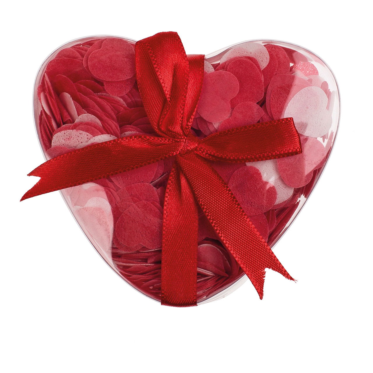 Bath confetti hearts approx. 20g in plastic box 15 pieces in display Bath confetti hearts approx. 20g in plastic box 15 pieces in display