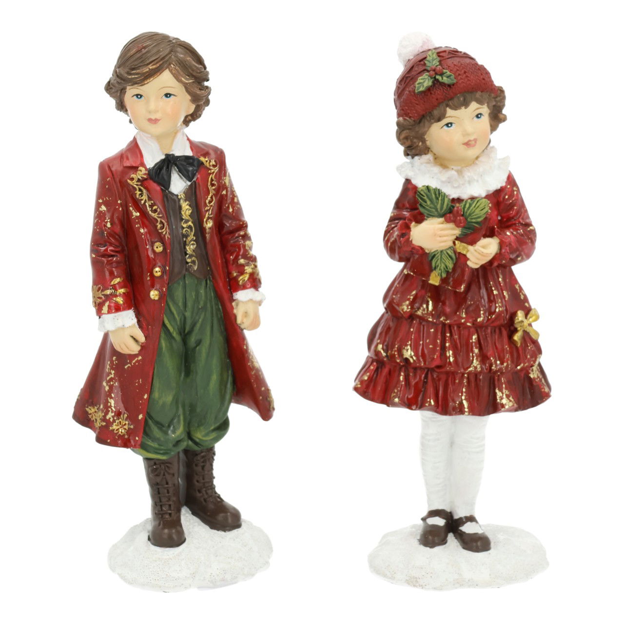 Invierno niño/niña de polietileno Burdeos 2 surtidos (A/A/A) 6x17.5x5cm Figur, Puppe, Spielzeug, Mantel, Gesicht