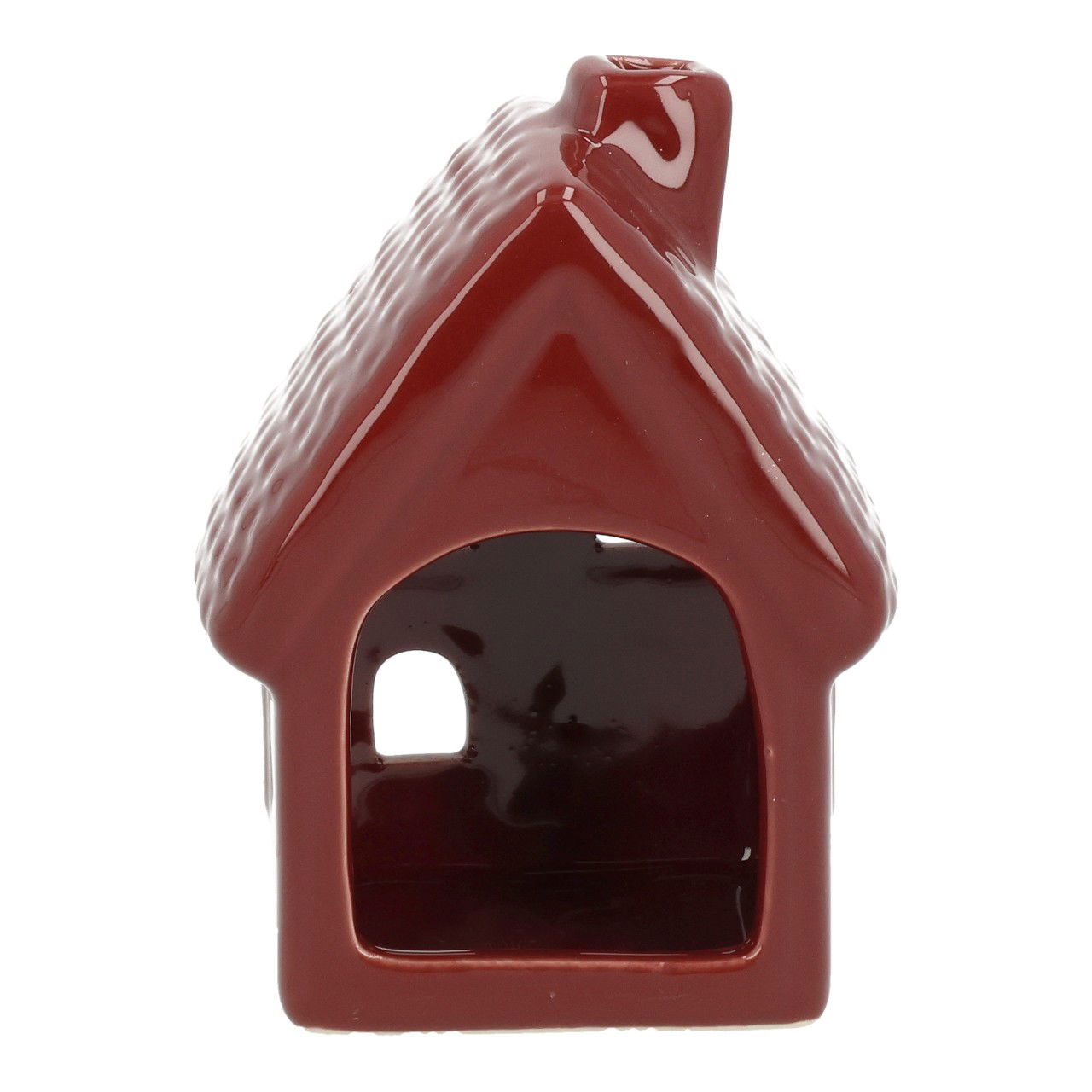 Windlicht Haus aus Porzellan Rot (B/H/T) 7x10x6cm Windlicht Haus aus Porzellan Rot (B/H/T) 7x10x6cm