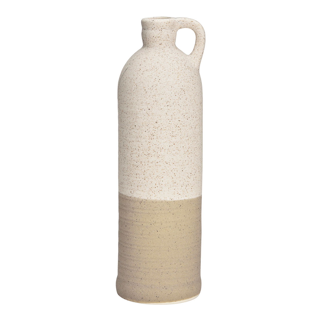 Vase aus Porzellan beige (B/H/T) 8x26x8cm nur für Trockenblumen Vase aus Porzellan beige (B/H/T) 8x26x8cm nur für Trockenblumen