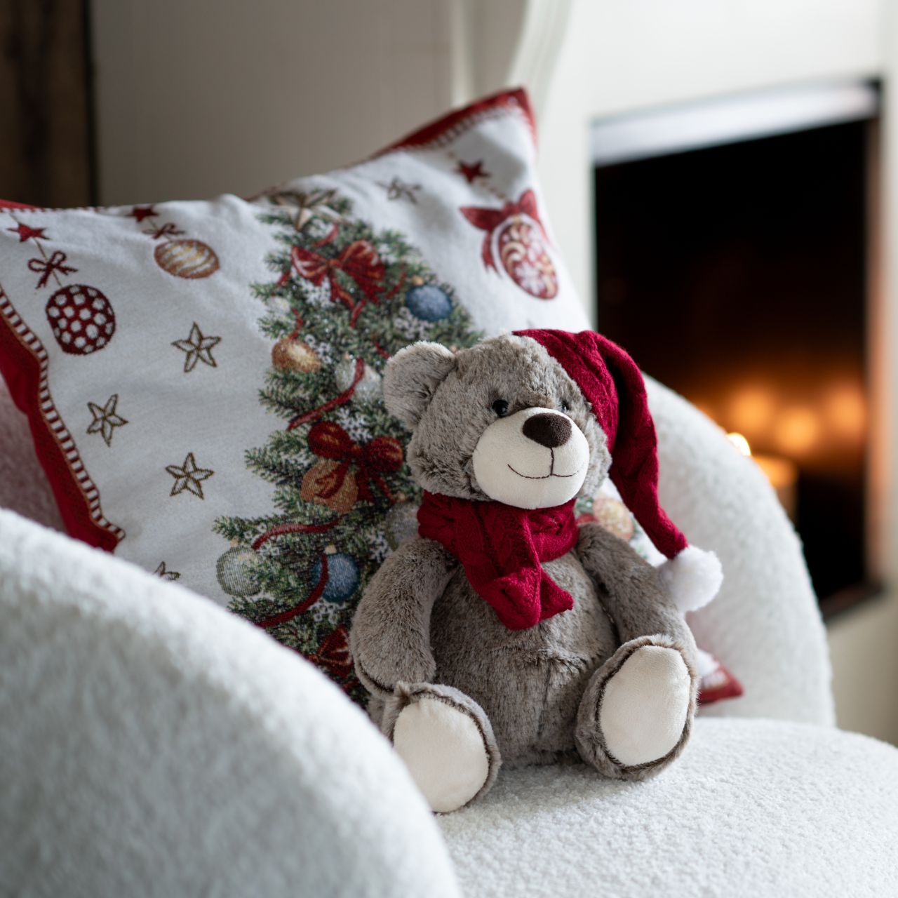 Kissen, Dekoration für Zuhause, Teddybär, Couch