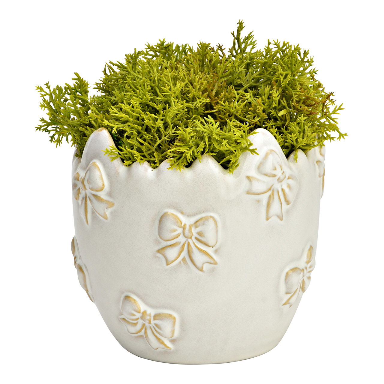 Decorative bowl made of porcelain, white (W/H/D) 10x9x10cm Kunst, Porzellan, Töpferei, Schüssel