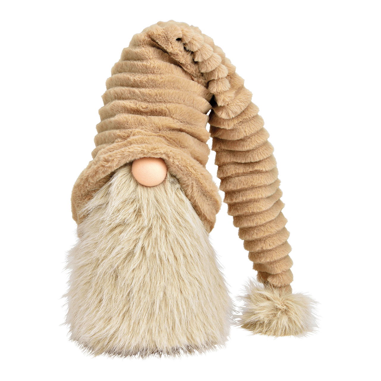 Wichtel aus Textil beige (B/H/T) 22x33x16cm Plüsch, Spielzeug