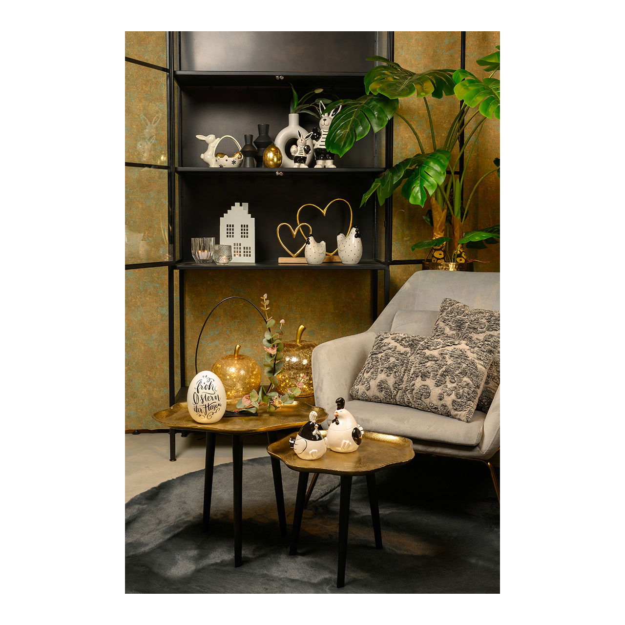 Poulet en céramique blanche 2 fois, (L/H/P) 9x8x5cm Poulet en céramique blanche 2 fois, (L/H/P) 9x8x5cm