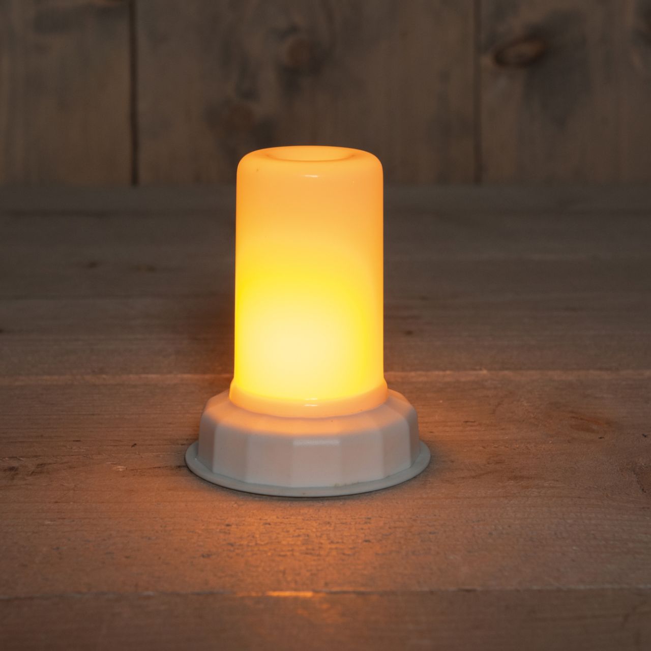 LED-Lampe, Tischlampe, Gelblich, Mini-Lampe, Bodenständer
