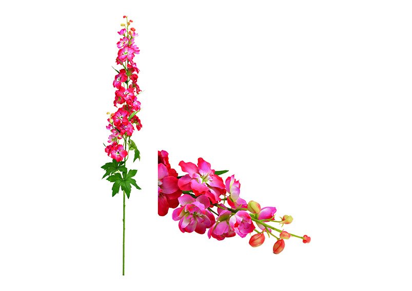 Fleur artificielle Pied d'alouette en plastique beauté (H) 100cm