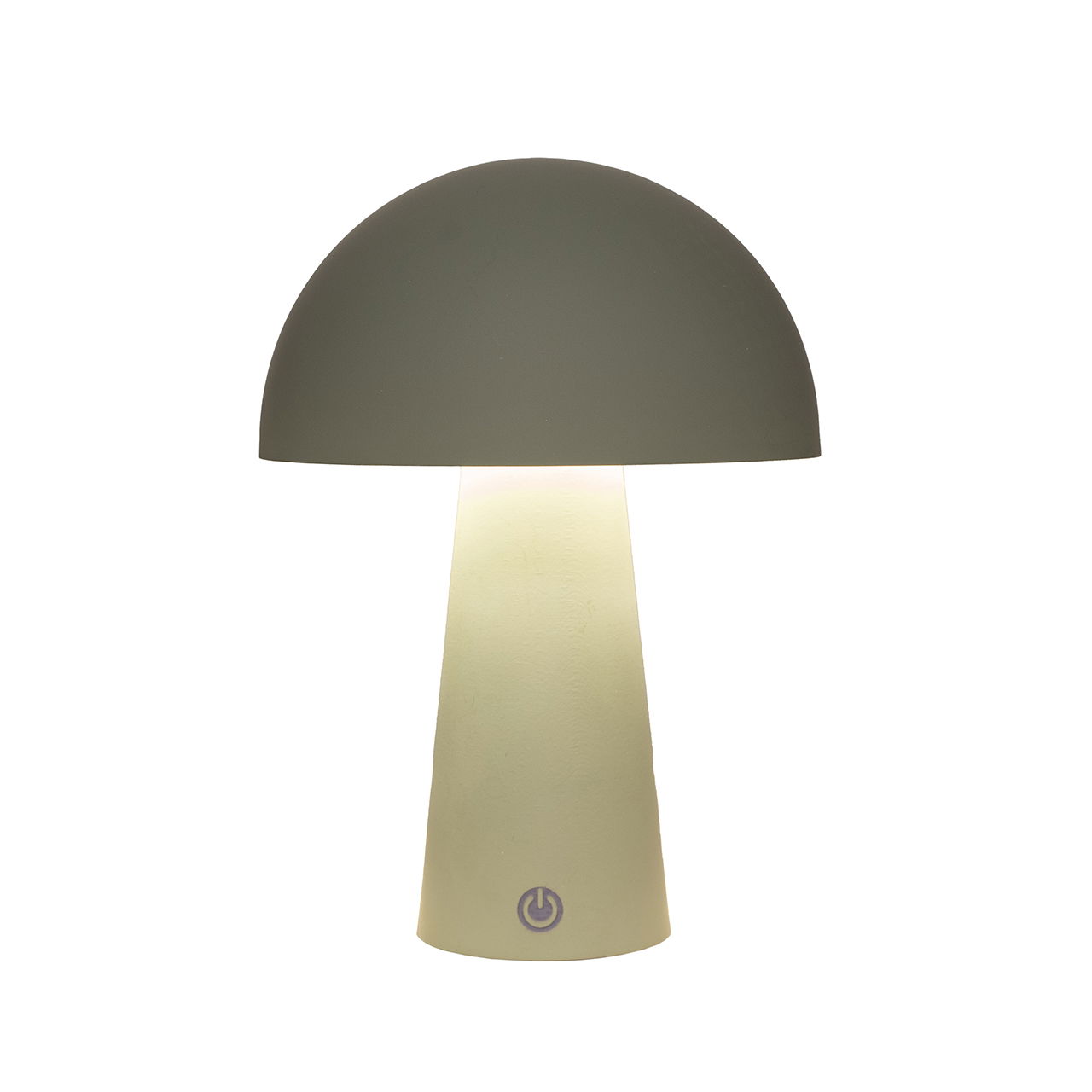 Tischlampe IP44 rund, LED incklusiv 80cm USB Zuleitung aus Kunststoff, Matt Olive (B/H/T) 15x21x15cm Tischlampe IP44 rund, LED incklusiv 80cm USB Zuleitung aus Kunststoff, Matt Olive (B/H/T) 15x21x15cm
