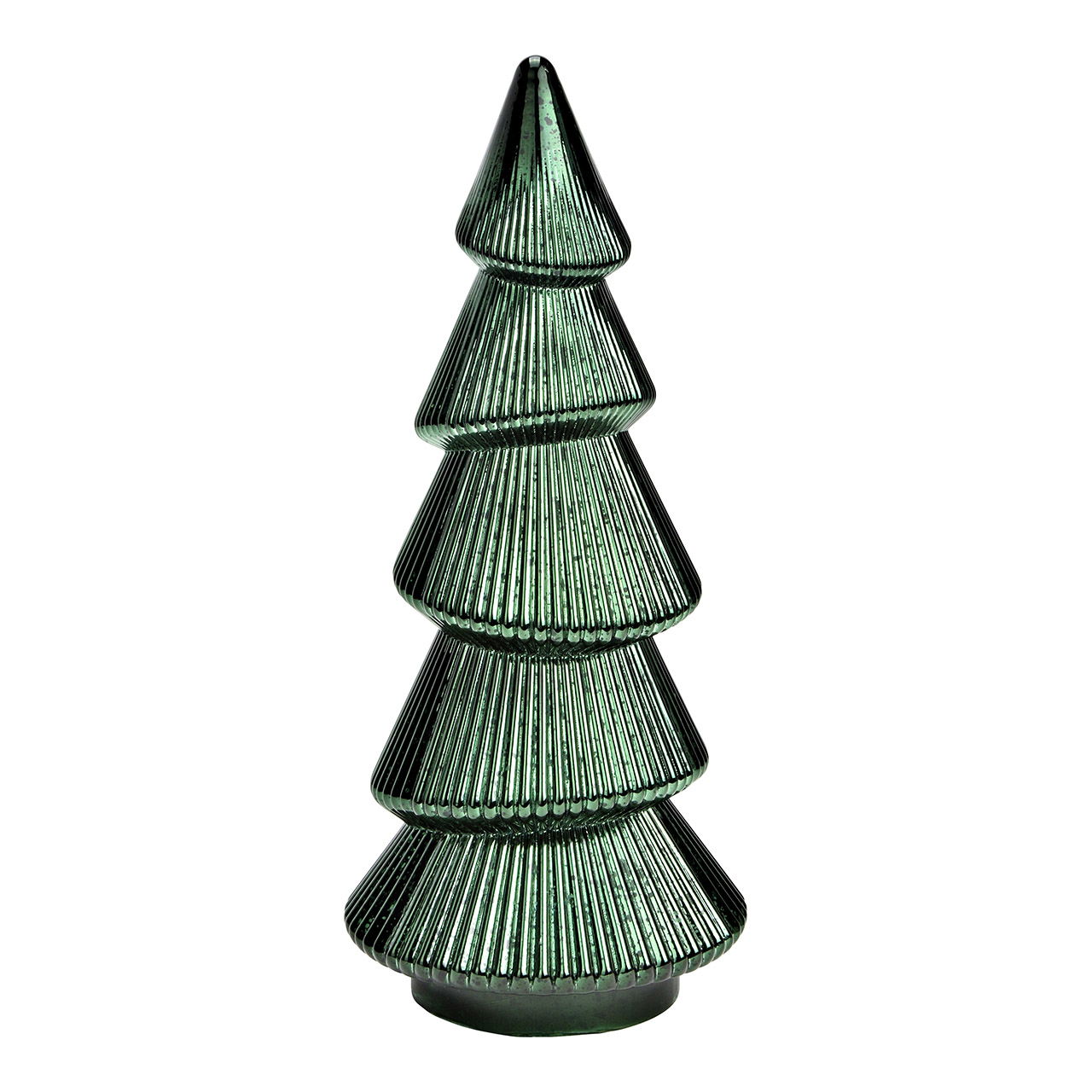 Kerstboom van glas, groen (B/H/D) 15x34x15cm