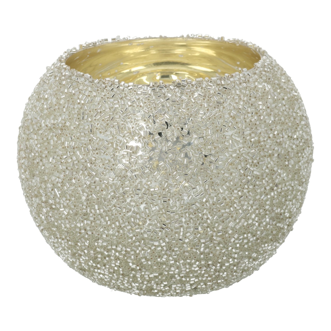 Beaded bowl, Glittering sphere, Beadwork, Crystal beads, Jewelry bowl