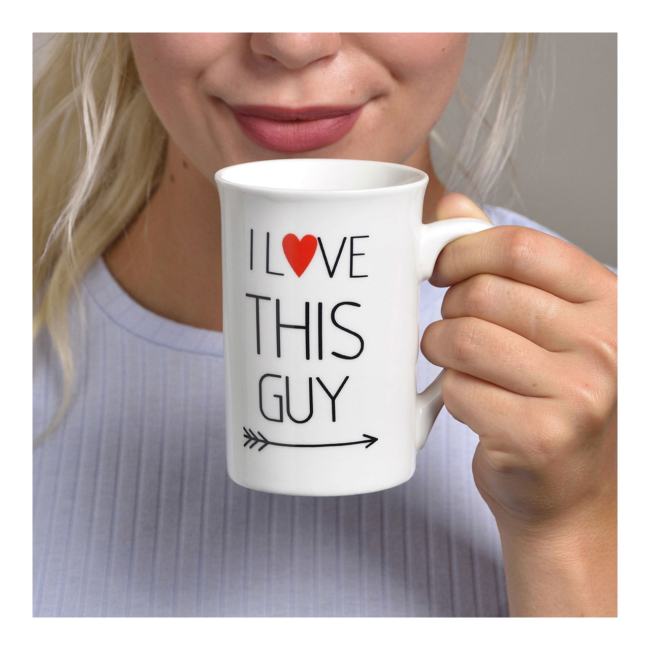 Becher-Set Girl/Guy aus Porzellan, 2-teilig, 10 cm Becher-Set Girl/Guy aus Porzellan, 2-teilig, 10 cm