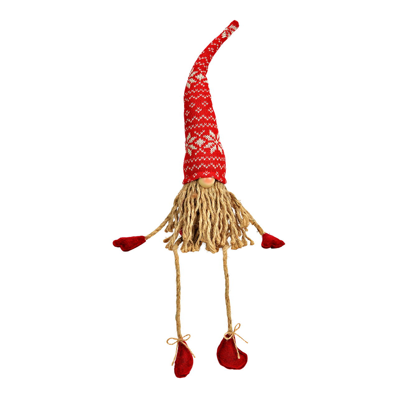 Randkruk van textiel/jute, rood (B/H/D) 12x50x8cm Randkruk van textiel/jute, rood (B/H/D) 12x50x8cm