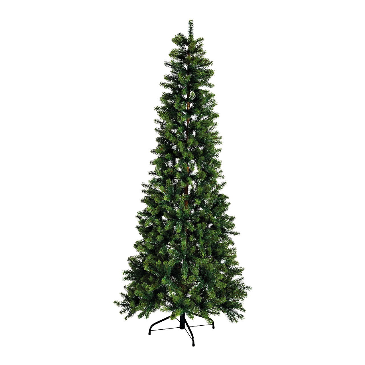 Fir tree slim, 1238 tips made of plastic green (H) 210cm