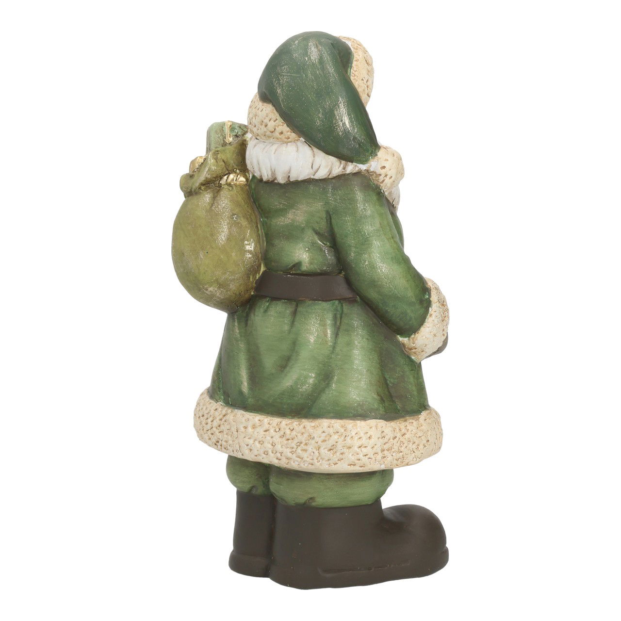 Santa Claus made of poly green (W/H/D) 12x23x10cm Figur, Baby, Person