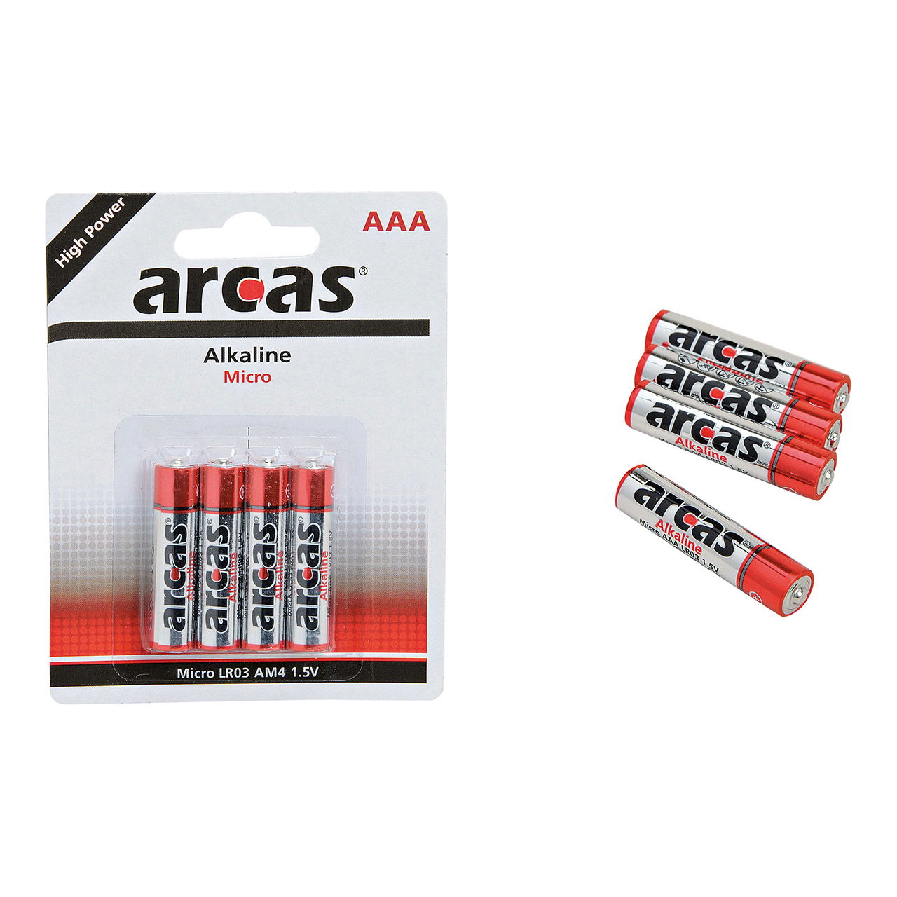 Batterie, 4-teilig, Micro AAA Alkaline