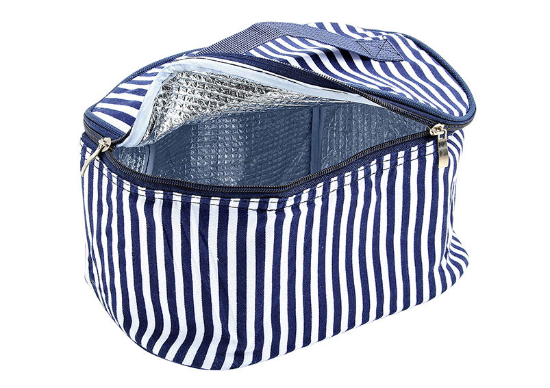 Panier pique-nique pour 4 personnes en osier, 26 pièces, L48 x P32 x H40 cm