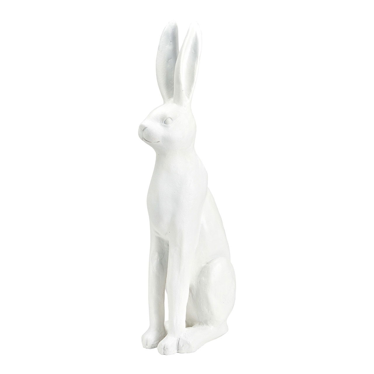 Hase aus Poly weiß (B/H/T) 12x52x18cm