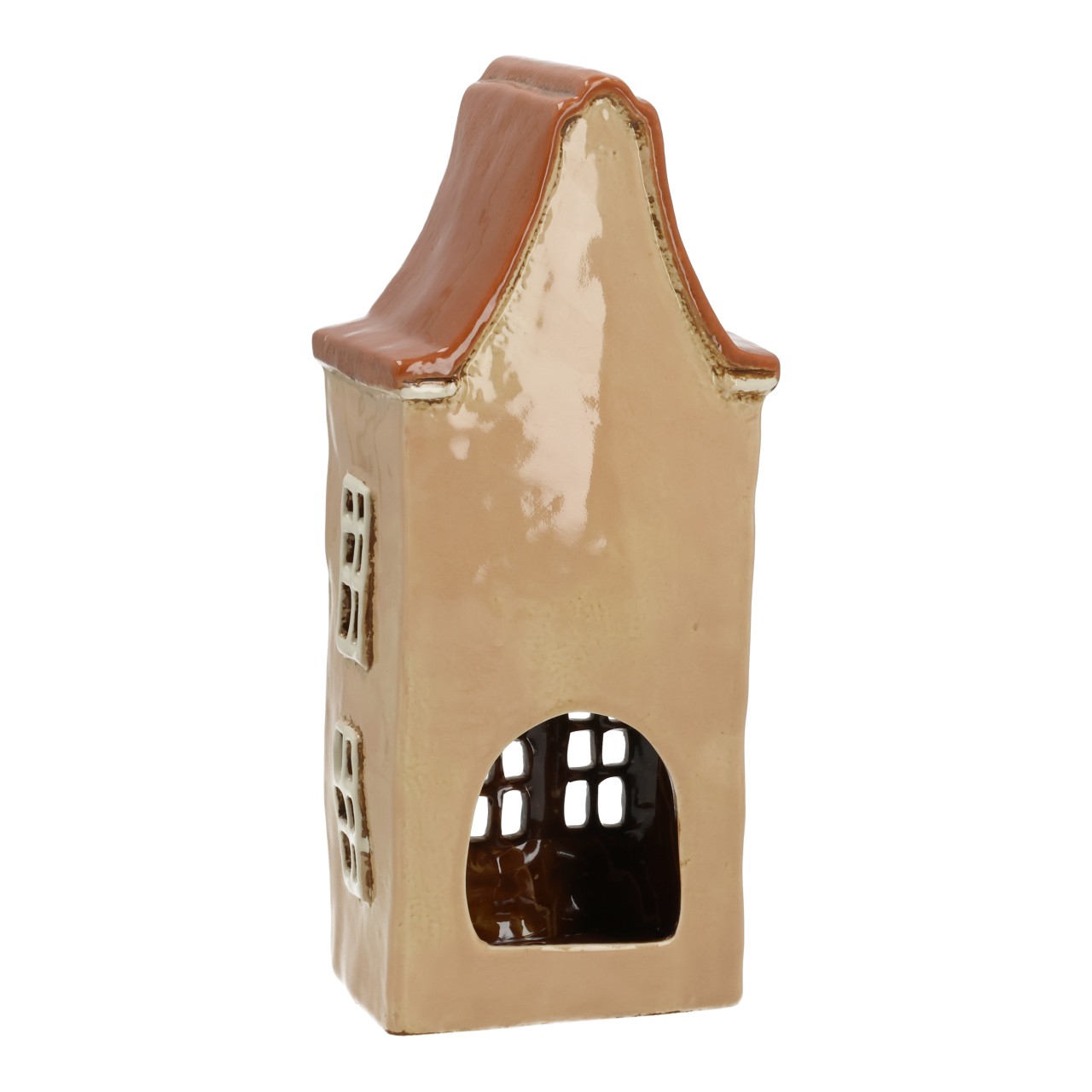 Keramikhaus, Miniaturhaus, Blumenfenster?, Küche?, Dekor-Objekt