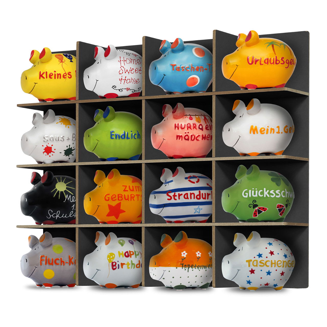 KCG Best of Display Kleinschwein-Einsatz aus Holz, Schwarz KCG Best of Display Kleinschwein-Einsatz aus Holz, Schwarz