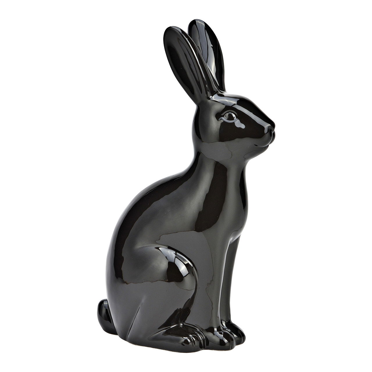 Bunny ceramic black (W/H/D) 17x30x9cm