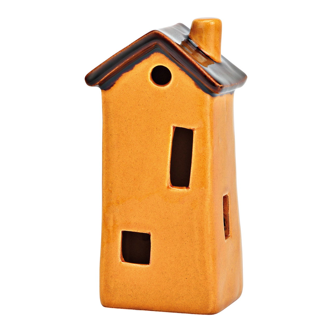 Casa di senape in ceramica (L/H/D) 7x14x6cm Casa di senape in ceramica (L/H/D) 7x14x6cm
