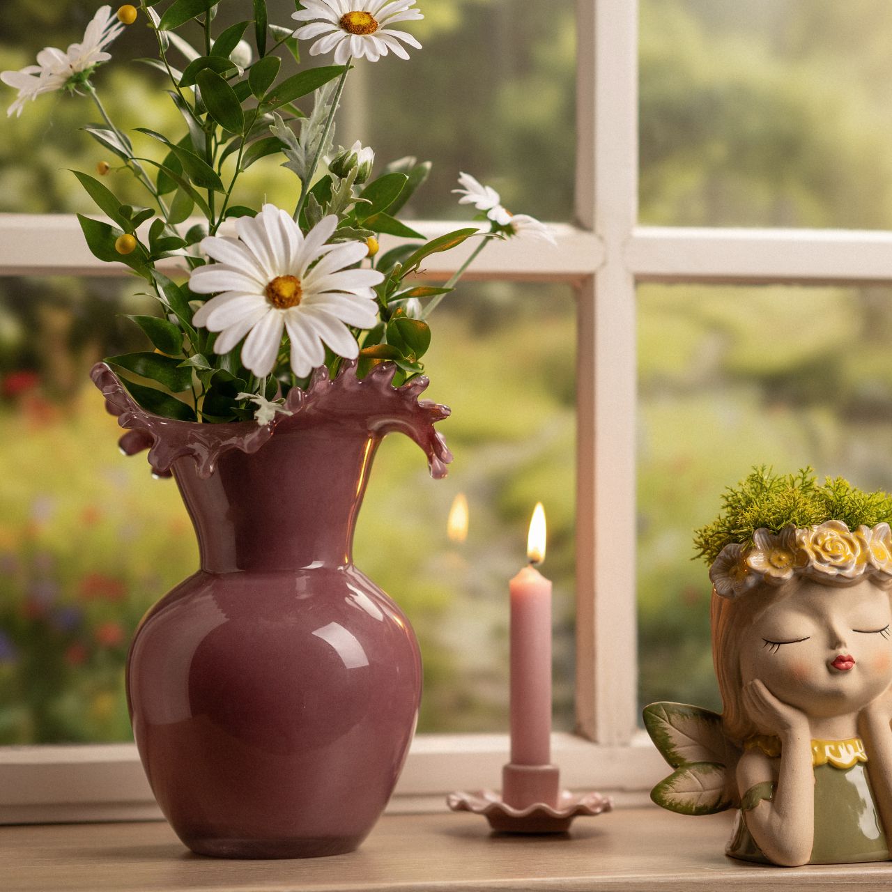 Fenster, Fensterbank, Person, Gesicht, Kopf