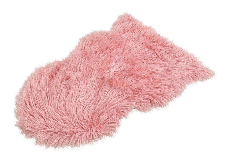 Kunstfell Pink/Rosa (B/H) 80x50cm